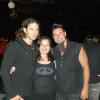 Wendy with SuperLast lead singer Mike Azuri and drummer Rich Pyle (one of the stars of Hardcore Pawn) on tour with God Against God in Ann Arbor, MI