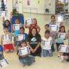 Wendy teaching dance class at summer school for Dexter Elementary in Dexter, NM